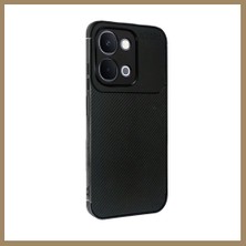 Kahveci.store Vivo Y31D Auto Focus Karbon Kapak - Siyah 22