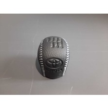 Keyron Toyota Corolla  Yaris Vites Topuzu 6 Ileri  Beyaz Dikişli Suni Deri