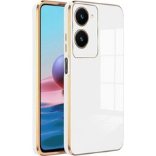 Marsilyan Vivo Y18 Kılıf Volet Silikon - Beyaz