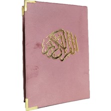 Ayfa Basın Yayın H057KDF -Pembe- Hafızlar Için Hafız Boy Kuranı Kerim Kadife Kapak ( Çok Renk Seçeneğiyle )