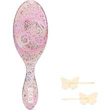 Str Store Orijinal Detangler Saç Fırçası Glinda (Wicked) Kiti - Ultra Yumuşak Intelliflex Kıllar - Dolaşık Açıcı Fırça Tüm Saç Tipleri Için Dolaşık Açıcı Fırça (Islak Kuru ve Hasarlı) - 1 Fırça ve 2