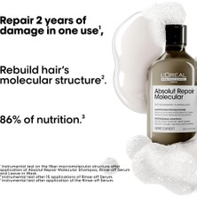 Str Store L'oréal Professionnel Paris Serie Expert Absolut Repair Molecular Tüm Yıpranmış Saçlar Için Arındırıcı Şampuan 300ML
