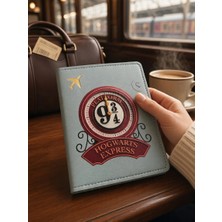 Bohem Kutusu Harry Potter Beyaz Pasaport Kılıfı