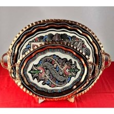 Pratik Ev 2'li Oval Tepsi Karışık