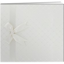 Str Store Pioneer 20 cm x 8 Inç Postbound Elmas Kumaş Kapak Hafıza Defteri, Fildişi