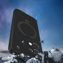 Str Store Xiaomi Mi 17T Pro ile Uyumlu Kılıfı M-Safe Şarj Özellikli Kamera Lens Korumalı Standlı Pastel Mat Renkli Kapak Samara Derin Mor
