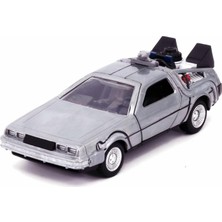 Str Store Toys Delorean 9332185314R00 Delorean Geleceğe Geri Dönüş Iı Metalik, Ölçekli 1:32, Koleksiyon Modeli Koleksiyon Kapılı Martı Kanat Tipi, Replica Film Resmi Hayranlar Için 8 Yıldan Itibaren