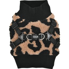 Str Store Küçük ve Orta Boy Köpekler Için Göğüs Tasması - Serval Harness J - Ayarlanabilir ve Konforlu, Bej, S