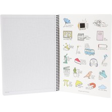 Str Store Hisli Şeyler A4 80YP Kareli Spiralli Stickerli Defter - Hepsi De Beni Bulur