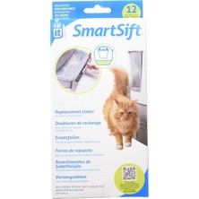 Str Store Smart Sift Kedi Tuvaleti Için Biyolojik Olarak Çözünebilir Altlıklar, 40 x 25 x 22 Cm, 12'li Paket