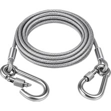 Str Store Pvc Kaplamalı Çelik Köpek Bağlama Halatı 5 Metre