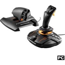 Str Store T.16000M Fcs Hotas - Pc Için H.e.a.r.t Manyetik Hassasiyet Teknolojili Joystick ve Gaz Kolu Uçuş Kontrol Sistemi