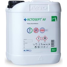 aklow akyoleticaret Actosept® Af – Alkol Bazlı Yüzey Dezenfektanı, Ev ve Klinik Ortamı Için, Pratik Temizlik (5 L), Hızlı Etkili Temizlik Solüsyonu