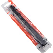 Pratik Ev Siyah Plastik Kablo Bağı | 250 mm x 3.6 mm | 20 Adet | Dayanıklı Cırt Kelepçe | Kablo Düzenleyici ve Sabitleyici