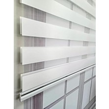 aklow akyoleticaret Zebra Perde, Bbb Stor 3 Renk Seçeneği 160X200 Beyaz
