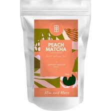 aklow akyoleticaret Peach Matcha - Şeftali Aromalı Matcha, 100 G