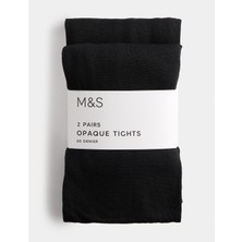 Marks & Spencer 2'li 60 Denye Külotlu Çorap Seti