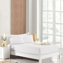 aklow akyoleticaret Lastikli Çarşaf, Tek Kişilik Çift Kişilik Takımı Nevresim KUMAŞI%100 Pamuklu 90X190 100X200 120X200 140X200 150X200 160X200 180X200 200X200 200X220 (83 Tel Pamuk Saten, 150X200 Çift Kişilik)