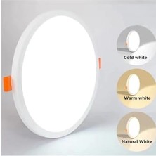 aklow akyoleticaret CT-5648B 20W Plus LED Panel Yuvarlak Aydınlatma Armatür Soğuk Beyaz 6400K