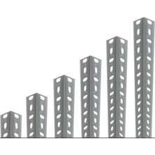 aklow akyoleticaret 1 Adet Galvaniz Çelik Raf Profil