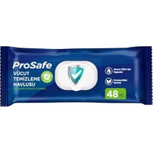 aklow akyoleticaret Prosafe Yetişkin Islak Mendili, 48'li