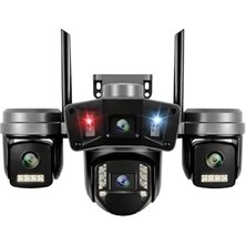 Kazan Hobi O-Kam Pro OK-203PLUS 12 Mp 4 Lensli Wifi Ptz Güvenlik Kamerası