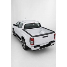 Trobus Mitsubishi L200 2019 ve Sonrası Uyumlu Kasa Kenar Koruması 3 Parça Abs Mat Siyah