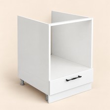 Özcan Mobilya Era Ankastre Fırın Dolabı - Ayaklı Tablasız Tezgah Altı Ankastre Kabini - 60 cm Modern Tasarım