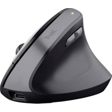 Kazan Hobi Bayo Iı Kablosuz Ergonomik Optik Fare, 6 Tuşlu, 800/1200/1600/2400 Dpı, Siyah