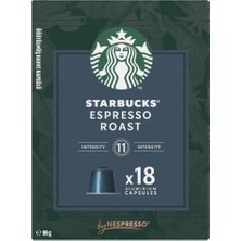 Kazan Hobi Starbucks By Nespresso Espresso Roast Kapsül Kahve 18'li