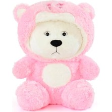 Kazan Hobi Uykucumcuk Panda, Panda, Ayıcık, Pelüş Oyuncak, Doldurulabilir Oyuncak, Yumuşak Ayıcık (Pembe No:3)