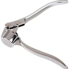 Kazan Hobi Paslanmaz Metal Sarımsak Ezici Ezme Aleti, Pratik Mutfak Gereci ve Sarımsak Presi, Ergonomik El Tipi Sarımsak ve Zencefil Sıkacağı