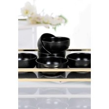 Kazan Hobi Mat Siyah Çorba Kasesi 12 cm 6 Adet, ST101406F956A0000000ACD100