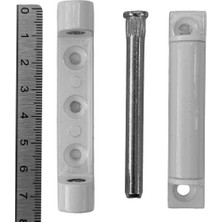 Kazan Hobi Feyza Yapı Pvc Pimapen Pencere Kapı Menteşesi 90 mm Beyaz 5 Adet