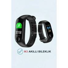 Marsilyan M3 Akıllı Bileklik – Renkli Ekran, Adım Sayar ve Nabız Ölçer, Android ve Iphone Uyumlu