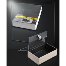 Kitap Görünümü Kilitli Kasa 18,5X11,5X5,6 cm