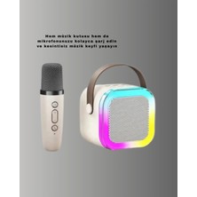 Ersert Taşınabilir Bluetooth Karaoke Mikrofon ve Hoparlör Seti 10 Watt
