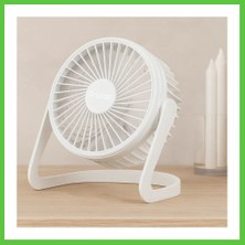 Bezos USB Şarjlı Masaüstü Fan 14.5X14.1 cm Pvc Gövde Vengners
