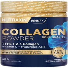 Vera Concept Store Beauty Gold Collagen Powder 300 Gr, Tip 1-2-3 Kolajen, C Vitamini, Hyalüronik Asit + Facial Cleanser 100ML Hediye