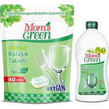Vera Concept Store 2'li Set - 40'li Oksijenli Bulaşık Makinesi Tableti ve Bitkisel Bulaşık Parlatıcı 500 ml