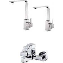 Vera Concept Store Hms Yüksek Gövde Batarya Seti(Mutfak+Lavabo+Banyo)