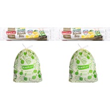 Vera Concept Store Ekstra Güçlü Limon Kokulu Büzgülü Büyük Boy 10'lu Çöp Torbası 65 x 70 cm (1 x 10 Adet) 2li Paket
