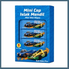Agc Uygun Sepet Islak Mini Cep Mendili 8'li Agc