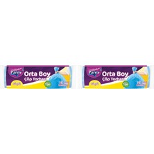 Vera Concept Store Orta Boy Çöp Torbası 55X60CM 15'li 2li Paket