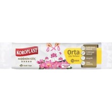 Vera Concept Store Çöp Poşeti Büzgülü Orta Boy Lotus Çiçeği 10'lu x 5 Paket
