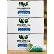 Vera Concept Store Ethex Mini Çöp Torbası 40X47 cm 40 Lı (10 Lt) Beyaz 50 Paket