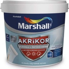 Vera Concept Store Akrikor Silikonlu + Örtücü Astar, 10 Kg, Beyaz, Dış Cephe
