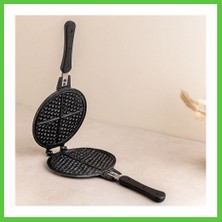 Bezos 20 cm Granit Döküm Waffle Tava - Bakalit Saplı Vengners
