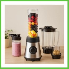 Bezos Smoothie Blender 500W - 800 ml Hazneli, Buz Kırıcı ve Kahve Öğütücü Vengners