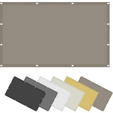 Vera Concept Store Bu 3,7 x 4,9 M Su Geçirmez Dikdörtgen Güneş Şemsiyesi, %98 Uv Korumasına Sahiptir, Bahçe ve Teras Için Idealdir. Partilerinize Takmak Için Bir Ip Dahi